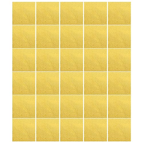 BESTonZON Goldene Bonbonpapiere Aus Aluminiumfolie 2500 Stück 8 X 8 cm Schokoladen-Bonbonpapier Quadratisches Süßigkeiten-Lolly-Papier Goldfolien-Geschenkpapier Zuckerpapier Für von BESTonZON