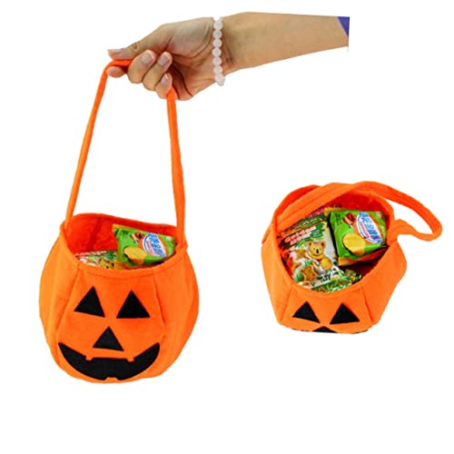 BESTonZON Halloween Kürbis Süßigkeitstasche Für Perfekte Sammeltasche Für Halloween Party Kostüme Robuste Und Farbenfrohe Tasche Zum Sammeln Von Süßigkeiten Ideal Für Kleine Gespenster von BESTonZON