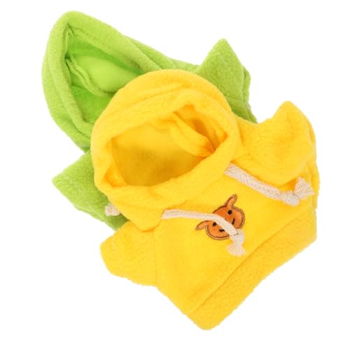 BESTonZON 2 Stücke Puppe Gefüllte Kleidung Zubehör Plüsch Bär Hoodies für Dressing up Bär Stofftiere von BESTonZON