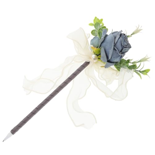 BESTonZON Kugelschreiber Mit Rosen Imitation Hochzeitsstift Valentinstag Mehrfarbige Stifte Mini Dekoration Büro Rosen Schreibstift Styling Stift Rosa Blumenstift Dekorativer Stift von BESTonZON