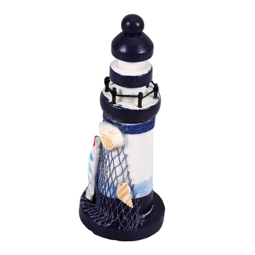 BESTonZON Nautische Segelboot Mini Leuchtturm Modell Mittelmeer Ornament Hause Tisch Dekoration von BESTonZON