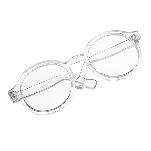 BESTonZON Modische Puppenbrille Aus Transparentem Material Stilvolles Accessoire Für Puppen Eye Catching Brillen Für Kreatives Und Verkleiden von BESTonZON