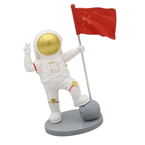 BESTonZON Ornamente Astronautenkuchen Schmücken Astronauten-skulptur Weltraum Mini-spielzeug -dekoration Astronautenmodellfigur Astronautenstatue Mini-astronautenmodell von BESTonZON