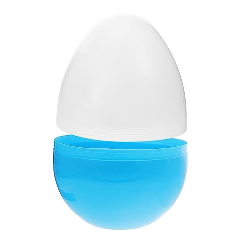 BESTonZON Simulationseiernest Eieranzeige geformter Behälter Blasenmacher Schaumeier Seifenblasenmaschine Schüssel ostereier easter egg decoration leichtes Osterei Osterkugel Heu Blue von BESTonZON