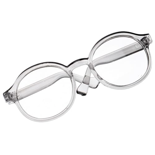 BESTonZON Stylische Puppenbrille Aus Transparentem Material Große Praktische Accessoires Für Puppen Ideal Als Dekoration Und Als Brillen Accessoire Für Puppenliebhaber von BESTonZON