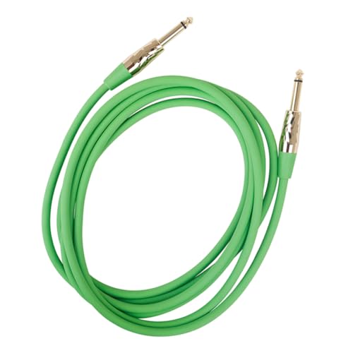 BESTonZON lichtleiterkabel optikalkabel jumper wires guitar cable Stecker Pole Effektkabel für Musikinstrumente Teile von Musikinstrumenten Mit Kunststoff ummantelter Kupferdraht Green von BESTonZON