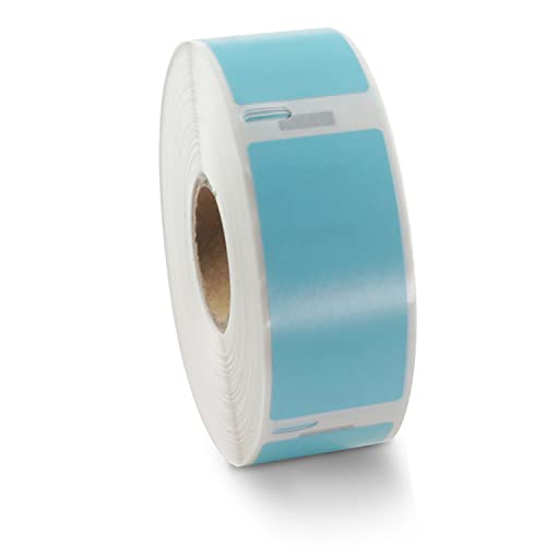 BETCKEY - 2 Rollen Blau Rücksendeadressetiketten Kompatibel mit DYMO 11352(S0722520), 25mm x 54mm, 1000 Farbige Etiketten für LabelWriter 450 Serie und 4XL von BETCKEY