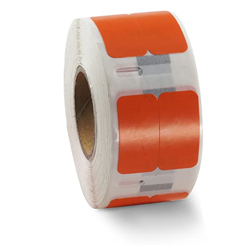 BETCKEY - 2 Rollen Orange Mehrzwecketiketten (Klein) Kompatibel mit DYMO 11353(S0722530), 13mm x 25mm, 2000 Farbige Etiketten für LabelWriter 450 Serie und 4XL von BETCKEY