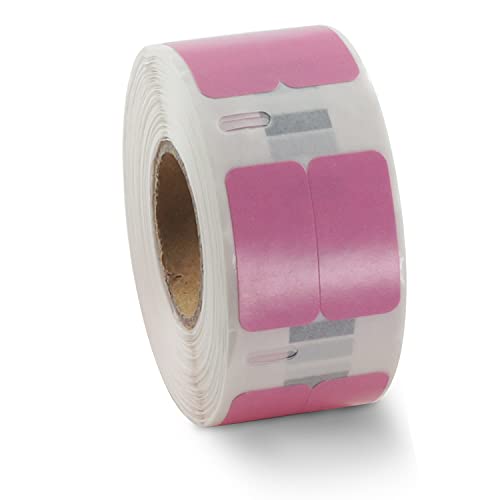 BETCKEY - 2 Rollen Rosa Mehrzwecketiketten (Klein) Kompatibel mit DYMO 11353(S0722530), 13mm x 25mm, 2000 Farbige Etiketten für LabelWriter 450 Serie und 4XL von BETCKEY