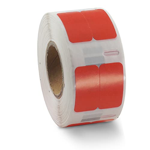 BETCKEY - 2 Rollen Rot Mehrzwecketiketten (Klein) Kompatibel mit DYMO 11353(S0722530), 13mm x 25mm, 2000 Farbige Etiketten für LabelWriter 450 Serie und 4XL von BETCKEY