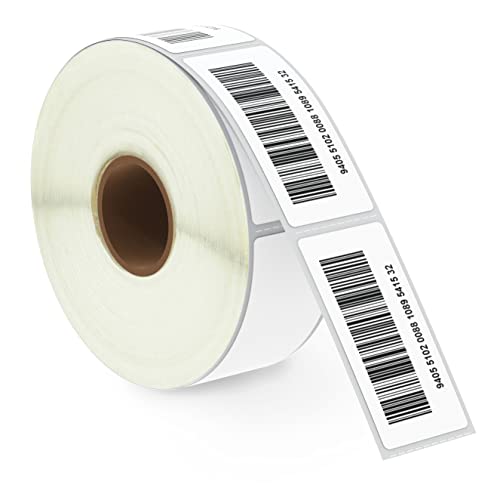 BETCKEY - 25mm x 51mm(1 in x 2 in) Perforierte FBA Barcode/Adresse Thermoetiketten Kompatibel mit Zebra und weiteren Druckern [1 Rolle/750 Etiketten] von BETCKEY