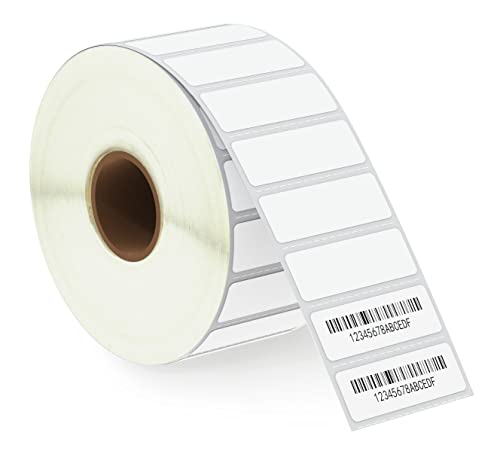 BETCKEY - 38mm x 13mm(1,5 in x 0,5 in) Perforierte Dateiordner/Adresse Thermoetiketten Kompatibel mit Zebra und weiteren Druckern [1 Rolle/2350 Etiketten] von BETCKEY