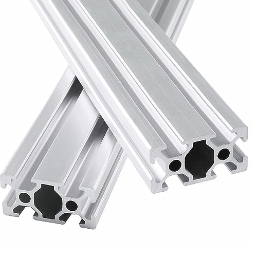 BEVDICNC 2040 300mm Aluminium Extrusion Profil T Typ 2 Stück Silber Europäischer Standard Eloxierte Linearschiene Aluminiumprofilextrusion für DIY 3D-Drucker und CNC-Maschinen von BEVDICNC