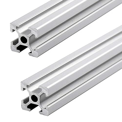 BEVDICNC 3030 1000mm Aluminium Extrusion Profil T Typ 2 Stück Silber Europäischer Standard Eloxierte Linearschiene Aluminiumprofilextrusion für DIY 3D-Drucker und CNC-Maschinen von BEVDICNC