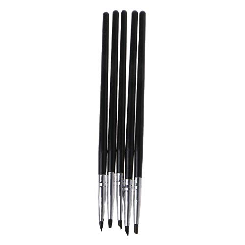 5 Stile Ton Modellierwerkzeuge Silikon Schnitzstift Pinsel Professioneller Stift für Steinmalerei Töpferei 5 Stile Ton Modellierwerkzeuge Silikon Schnitzstift Pinsel Professioneller Stift für Steinmalerei Töpferei von BFANGLC