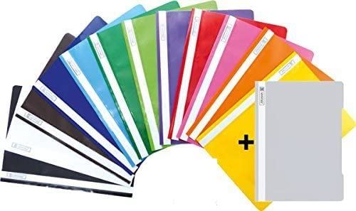 Brunnen Schnellhefter Kunststoff - GROßPACK bunt - 5 Pack mit je 12 + 1 Stück bzw. Farben im Pack von BFH-122573000-0