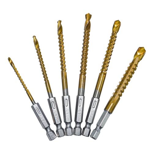 6-teiliges Stahlspiralbohrer Set Aluminium Größen 3 Mm 8 Mm von BFLKY