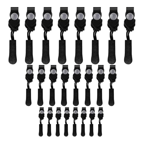 24 Stück Reißverschluss Reparatur Set,Reißverschluss Zipper Ersatz,Reißverschluss Schieber Ersetzen,Ersatz Zipper für Reißverschlüsse,Haushaltbarer Fix-reißverschluss Universal Reparatur Ersatzteile von BFUZXY