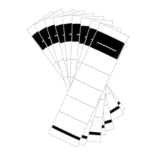 50 Stück Ordnerrücken Selbstklebend,Ordner Rückenschilder Selbstklebend,Ordner Aufkleber Rücken Breit,Ordner Etiketten Selbstklebend,Weiß Ordner Beschriftung Ordneretiketten Währung für Aktenordner von BFUZXY