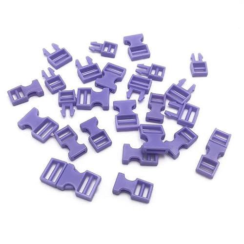 BFVAKBKYT Plastik Schnallen mit Seitenauslösung, 50/100PCS Innere 4MM Puppe Tasche Schnalle Puppe Kleidung Knöpfe Puppe(Inner 4MM 50PCS) von BFVAKBKYT