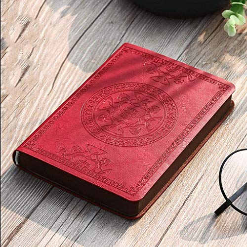 BFVAKBKYT Taschenbuch Mini Journal, Notebook Mini Notebooks, weiche Oberfläche Notebook, tragbare Notebook, Tagebuch, 5,7 x 4,1, Business(Red) von BFVAKBKYT