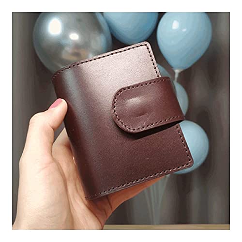 Taschenbuch Mini Journal, Notizbuch Mini-Notizbuch Taschentagebuch Kreative Mode Tragbares Loseblatt Leder Augenschutz Kleiner Notizblock Geschenk Z Journal(Coffee Color) von BFVAKBKYT