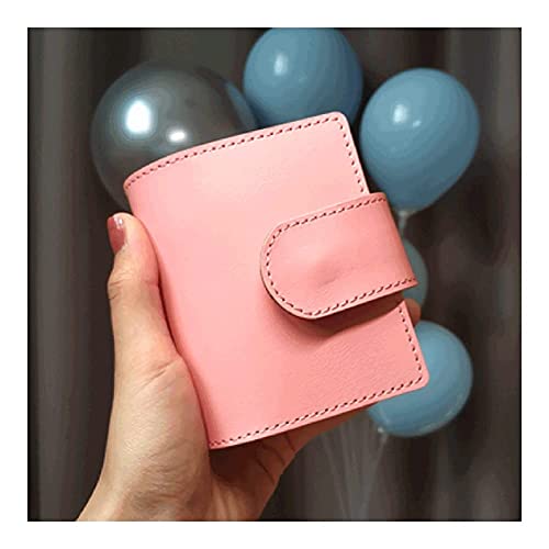 Taschenbuch Mini Journal, Notizbuch Mini-Notizbuch Taschentagebuch Kreative Mode Tragbares Loseblatt Leder Augenschutz Kleiner Notizblock Geschenk Z Journal(Pink) von BFVAKBKYT