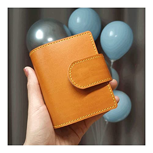 Taschenbuch Mini Journal, Notizbuch Mini-Notizbuch Taschentagebuch Kreative Mode Tragbares Loseblatt Leder Augenschutz Kleiner Notizblock Geschenk Z Journal(Wood Color) von BFVAKBKYT