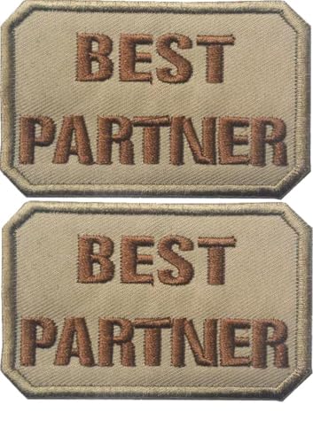 Ersatz für I Pull Out bestickte Patches Tactical Moral Applique Fastener Hook & Loop Emblem Patch 2 Stück (Best Partner Beige) von BFYDmttuBF