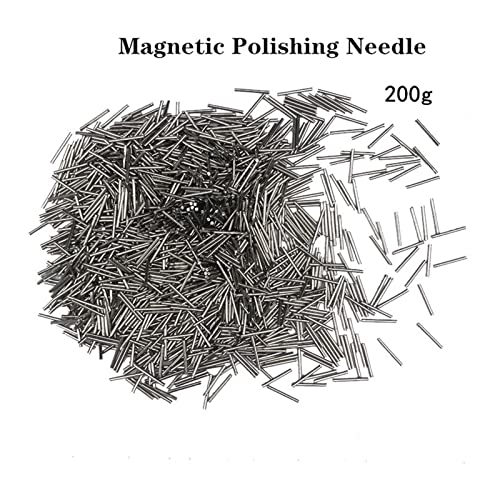 200g Magnetische Poliernadel, Edelstahl Polierstift, Schmuck, der Reinigung Gravur-Werkzeug Schmuck-Polierer-Werkzeuge - Feinschleifer(0.2x5mm) von BGAZA