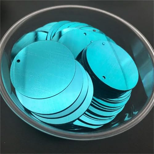 10 mm, 15 mm, 20 mm, 25 mm, 30 mm, PVC, flache, runde, lose Pailletten, Nähzubehör mit 1 seitlichem Loch, Hellblau, 10 mm, 400 Stück, 10 g 10 mm, 15 mm, 20 mm, 25 mm, 30 mm, PVC, flache, runde, lose Pailletten, Nähzubehör mit 1 seitlichem Loch, Hellblau, 10 mm, 400 Stück, 10 g von BGPFJK