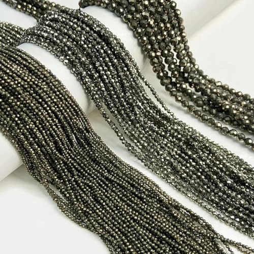 2/3/4/6 mm rosa Kristallperlen, facettiert, rund, Rosenquarz, lose Perlen zur Schmuckherstellung, DIY-Armband, 15 Zoll – Erdbeerquarz – 6 mm – Eisenpyrit – 2 mm 2/3/4/6 mm rosa Kristallperlen, facettiert, rund, Rosenquarz, lose Perlen zur Schmuckherstellung, DIY-Armband, 15 Zoll – Erdbeerquarz – 6 mm – Eisenpyrit – 2 mm von BGPFJK