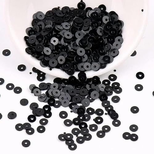 2000 Stück/10 g, 4 mm, silberfarbene Film-Pailletten, flach, rund, lose Pailletten-026-4 mm-2000 Stück-10 g 2000 Stück/10 g, 4 mm, silberfarbene Film-Pailletten, flach, rund, lose Pailletten-026-4 mm-2000 Stück-10 g von BGPFJK