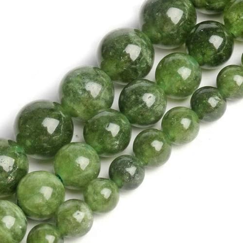 4–14 mm schwarze runde Perlen aus vulkanischem Lavastein, 15 Zoll große Auswahl zur Schmuckherstellung, DIY-Armband – roter Korallenkristall – 4 mm 95 Stück Perlen – neue kanadische Jade – 6 mm von BGPFJK