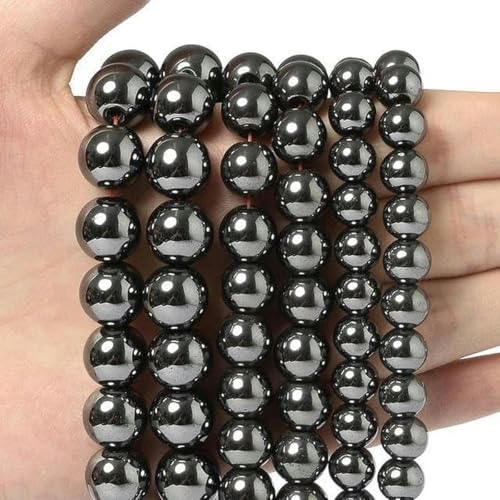 Steinaugenperlen, Lava, Amazonit, indische Achate, Jaspis, Amethyst, Schmuckperlen für selbstgemachte Armbänder, 4–12 mm, Perlen, 12 mm, 27 bis 30 Stück von BGPFJK