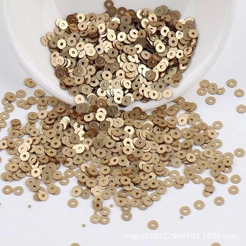 mm, 3 mm, 4 mm, matte Pailletten, flach, rund, matt poliert, zum Nähen, Basteln, Kleidungszubehör, Gold, 3 mm, 10 g, 3000 Stück mm, 3 mm, 4 mm, matte Pailletten, flach, rund, matt poliert, zum Nähen, Basteln, Kleidungszubehör, Gold, 3 mm, 10 g, 3000 Stück von BGPFJK