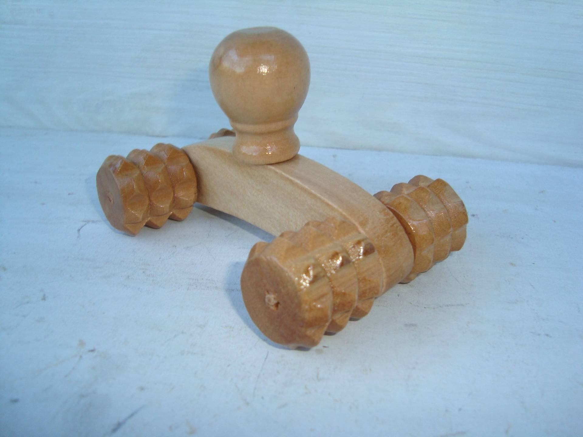 Holzmassagegerät, Körpermassagegerät, Handmassagegerät, Massagewerkzeuge, Rückenmassager, Fußmassagegerät von BGvintageART