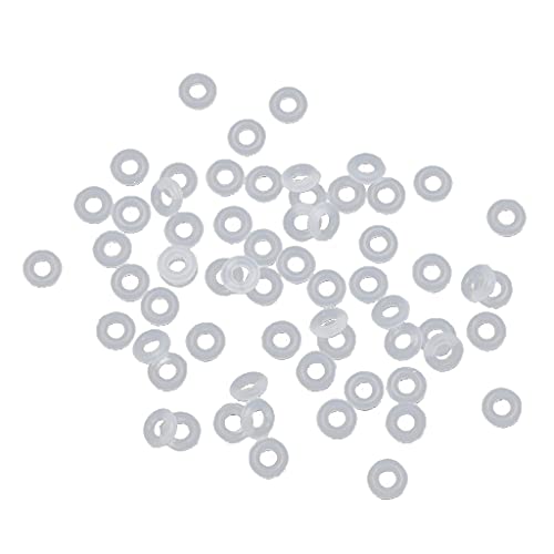 BHFYOB Silikon-Gummi-Stopper für Schmuck, Clip-Verschluss, Abstandshalter, Charm-Perlen, Halsketten, Armbänder, Abstandshalter, Charm-Perlen von BHFYOB