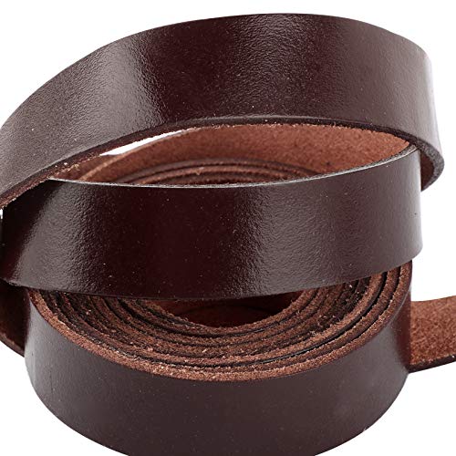 2M Lederband Breit 2cm Lederriemen Flach Klassik Vintage Bänder für DIY Armband Halskette Schmuck Handwerk von BHGT