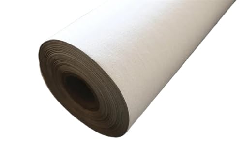 BHOUTY Leinwandrolle 12"-24" x30m 420gsm Leinen-Leinwandrolle for Großformat-Tintenstrahl-Pigmentdrucker, wasserdichte Inkjet-Leinen-Leinwand Leinwand Auf Rolle(12 inch x 30m) von BHOUTY