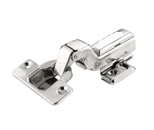 BHVHRHOM Volle Größe 304 Edelstahl hydraulische Scharnier reines Kupfer Dämpfer Puffer Schrank Schrank Türscharniere Möbel Hardware(Full Overlay) von BHVHRHOM