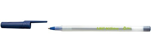 BIC 6 Kugelschreiber Ecolutions Round Stic, blau von BIC