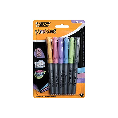 BIC Permanentmarker Fine Colour Intense, sortiert, 5 Stück von BIC