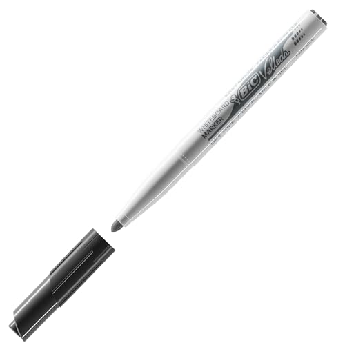 BIC Velleda 1741 Whiteboard-Marker, Medium, Schwarz, 12 Stück von BIC