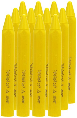 Bic 421881 - Set 11 + 1 Wachsmalstifte Plastidecor einfarbig, gelb von BIC