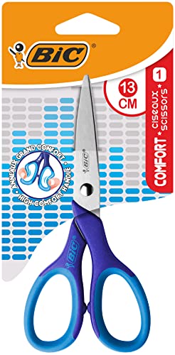 Bic Comfort 926278 Schere, 13 cm, Rosa Blau von BIC