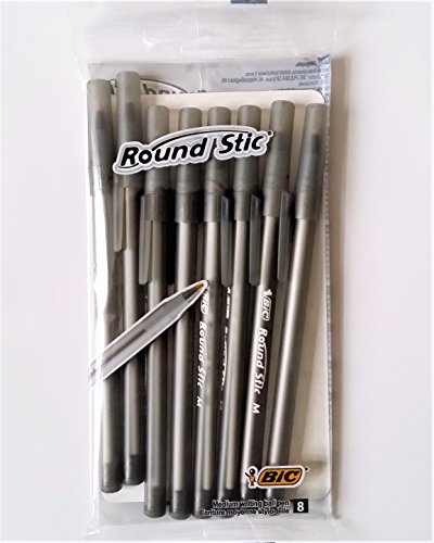 Bic Kugelschreiber, rund, Schwarz von BIC