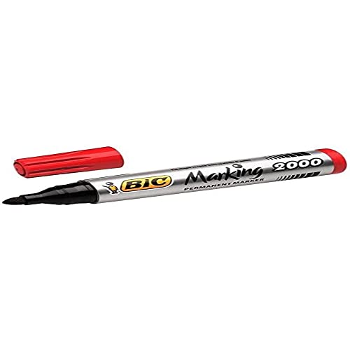 Bic Permanent Marker 2000 Rundspitze rot/820913 von BIC