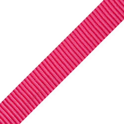 BIG-SAM - 10530 - Gurtband aus Polypropylen - 15mm Breite - 1, 5 oder 10 Meter - Auswahl aus 16 Farben (1 Meter, Pink) von BIG-SAM