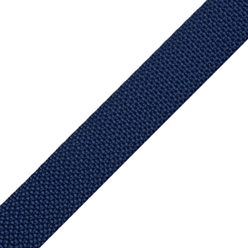 BIG-SAM - 10536 - Gurtband aus Polypropylen - 15mm Breite - 1, 5 oder 10 Meter - Auswahl aus 16 Farben (1 Meter, Tintendunkelblau (55)) von BIG-SAM